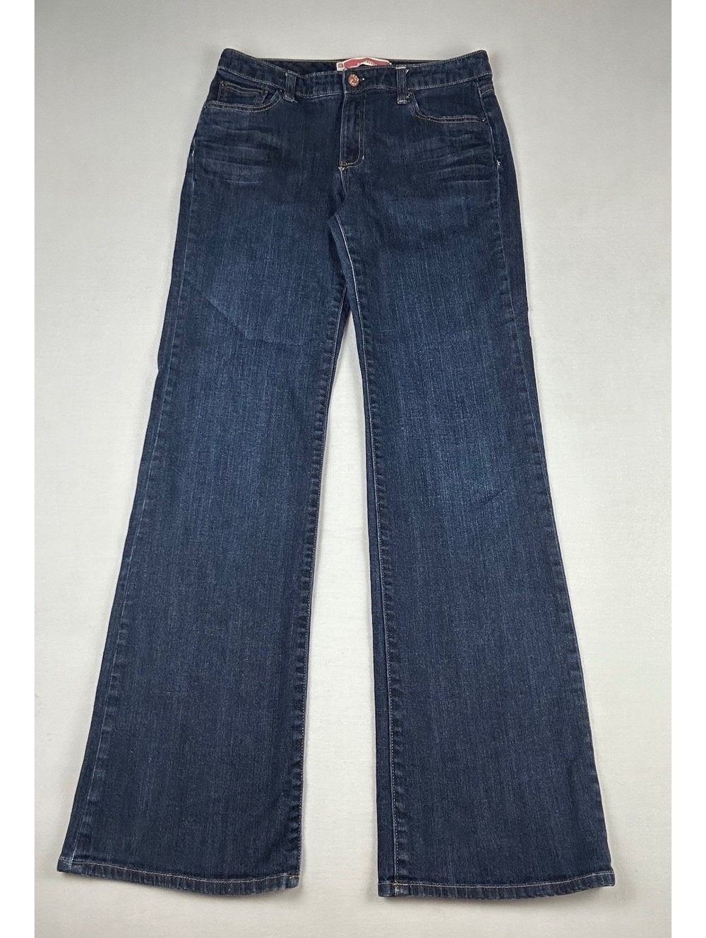 Gap Brand Essential Fit Dark-Wash Jeans Women Size 6 Long - Excellent Condition